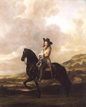 托馬斯 德 凱塞爾 Equestrian Portrait of Pieter Schout